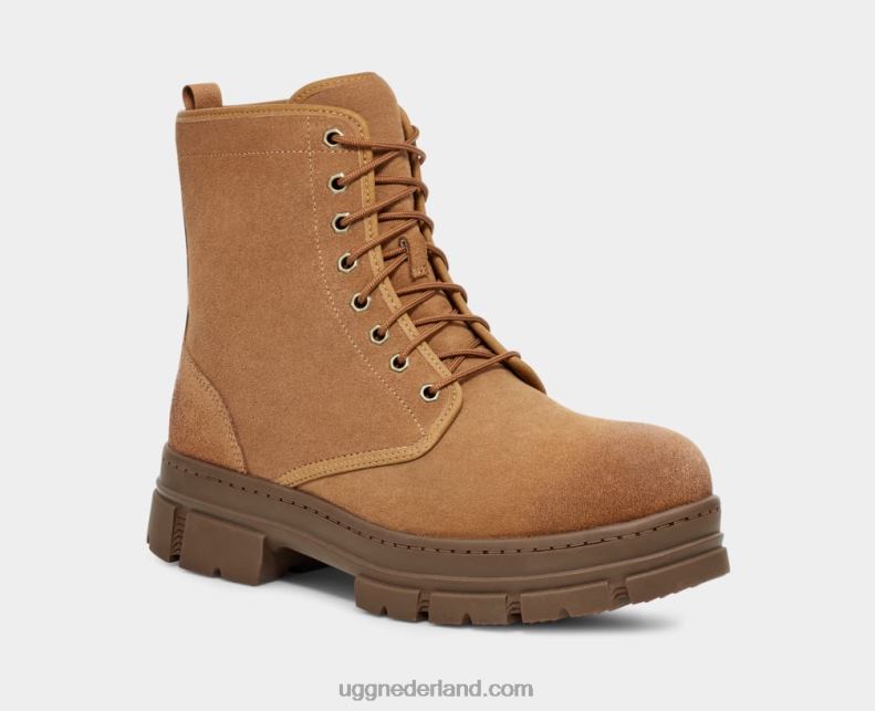 Heren kastanje suède UGG skyview-service opstarten 686ZP217