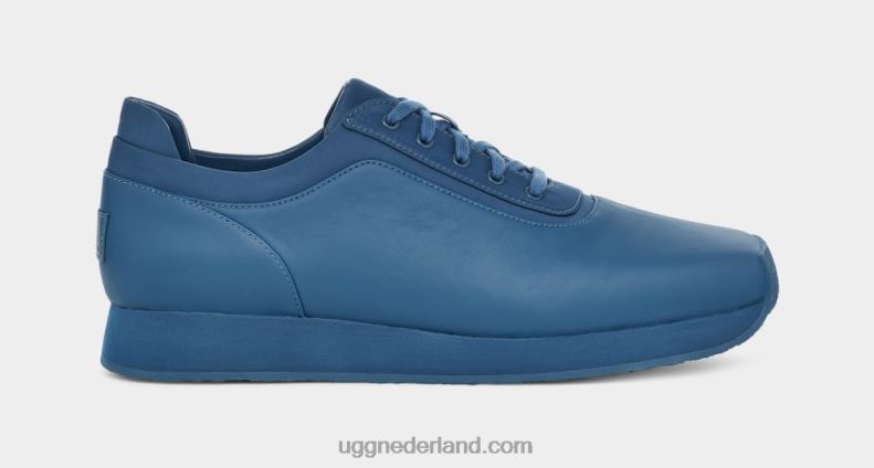 Heren marokkaans blauw UGG + eckhaus latta sneaker met blokveter 686ZP210