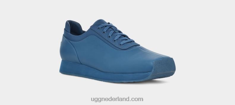 Heren marokkaans blauw UGG + eckhaus latta sneaker met blokveter 686ZP210