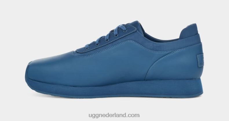 Heren marokkaans blauw UGG + eckhaus latta sneaker met blokveter 686ZP210
