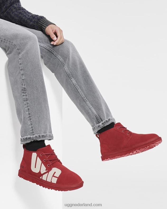 Heren rijk rood UGG neumel gehakt 686ZP1598