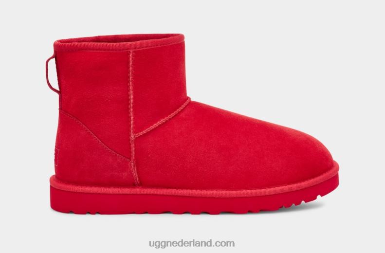 Heren samba rood UGG klassieke minilaars 686ZP231