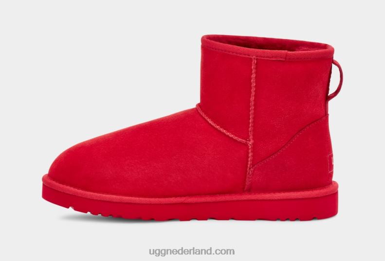 Heren samba rood UGG klassieke minilaars 686ZP231