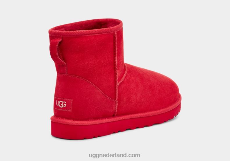 Heren samba rood UGG klassieke minilaars 686ZP231