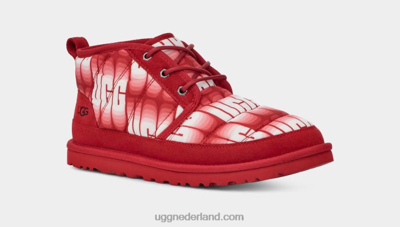 Heren samba rood/wit UGG neumel lta golflengte 686ZP2316