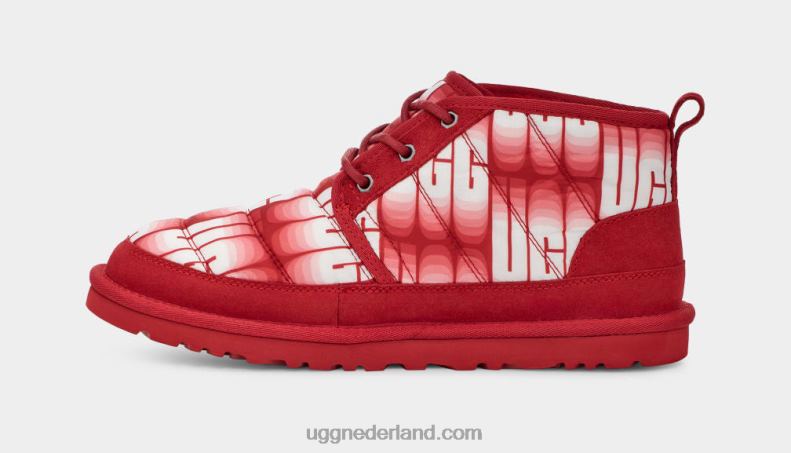 Heren samba rood/wit UGG neumel lta golflengte 686ZP2316