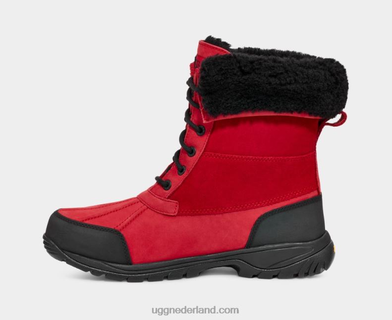 Heren samba rood/zwart UGG bot 686ZP1570
