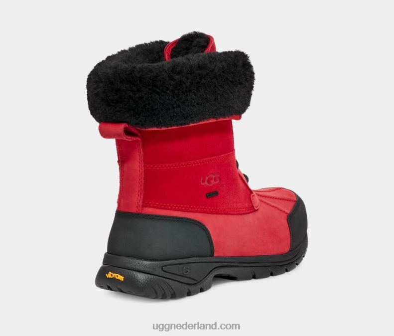 Heren samba rood/zwart UGG bot 686ZP1570