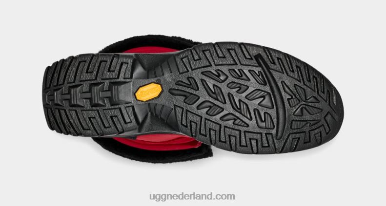 Heren samba rood/zwart UGG bot 686ZP1570