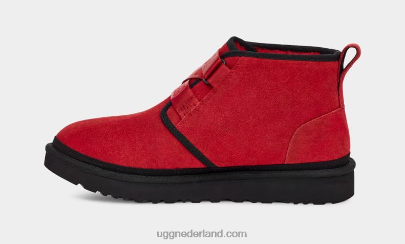 Heren samba rood/zwart UGG neumel snelklik 686ZP1583