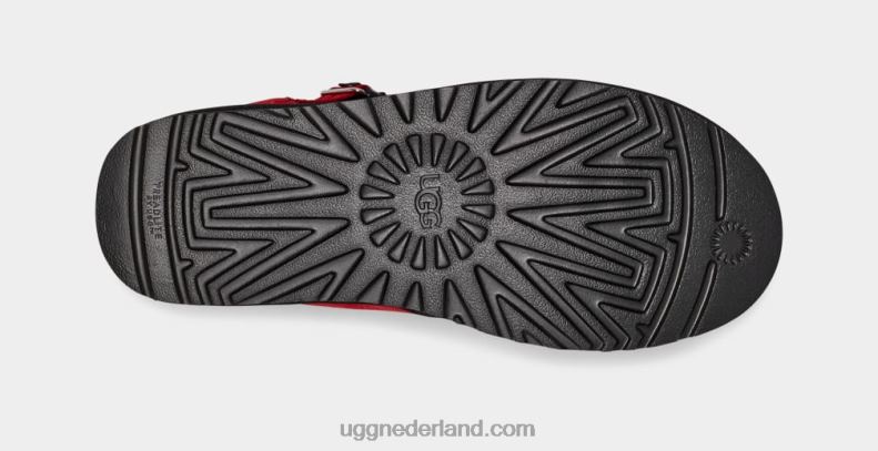 Heren samba rood/zwart UGG neumel snelklik 686ZP1583