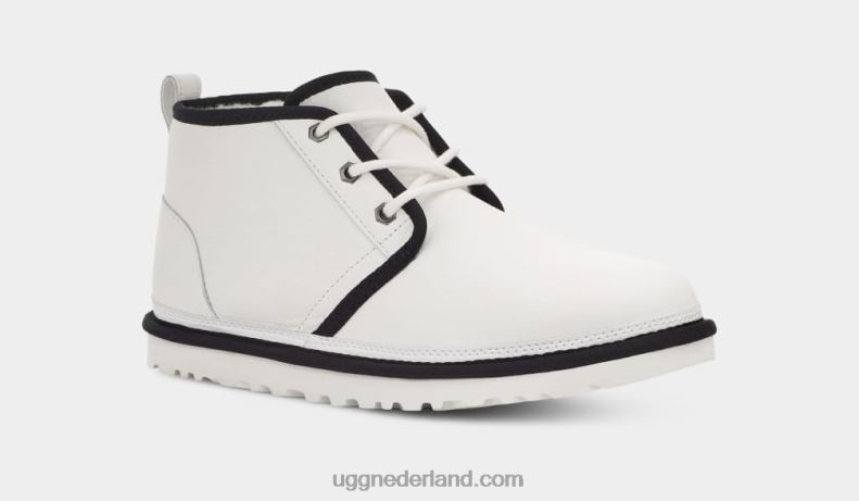 Heren wit/zwart leer UGG neumel leer 686ZP1577