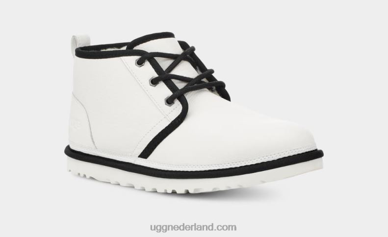 Heren wit/zwart leer UGG neumel leer 686ZP1577