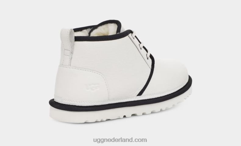 Heren wit/zwart leer UGG neumel leer 686ZP1577