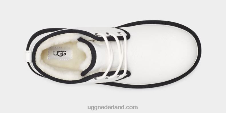 Heren wit/zwart leer UGG neumel leer 686ZP1577