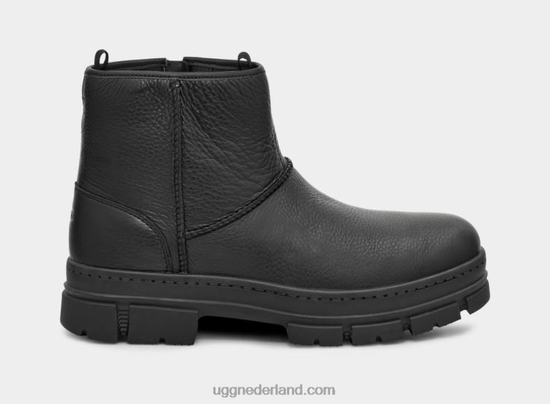 Heren zwart leer UGG skyview klassieke pull-on 686ZP205