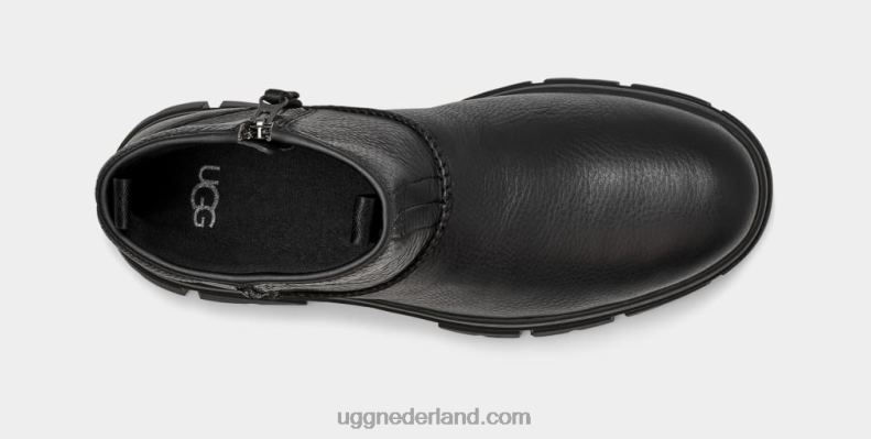 Heren zwart leer UGG skyview klassieke pull-on 686ZP205