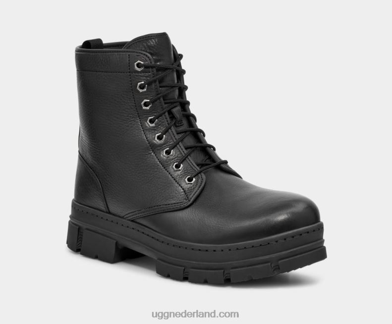 Heren zwart leer UGG skyview-service opstarten 686ZP216