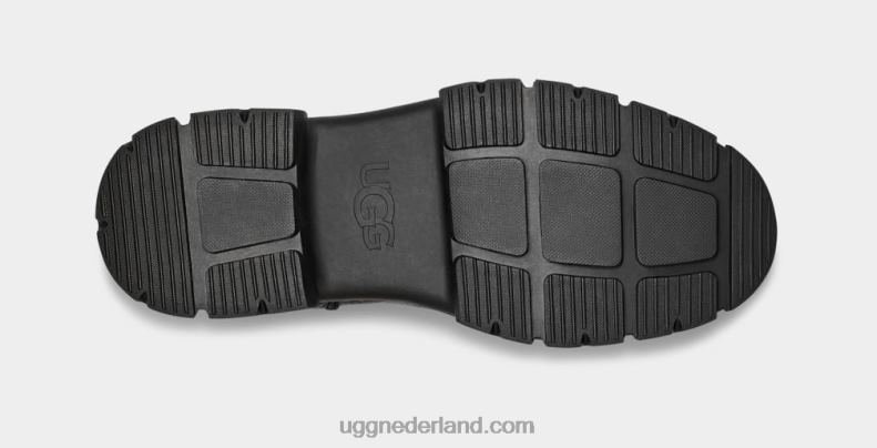 Heren zwart leer UGG uitzicht chelsea 686ZP193