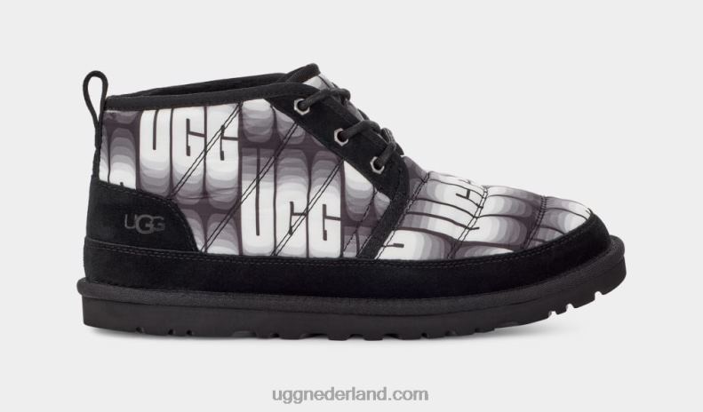 Heren zwart wit UGG neumel lta golflengte 686ZP2314