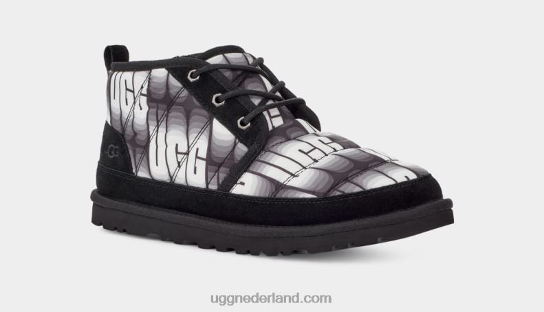 Heren zwart wit UGG neumel lta golflengte 686ZP2314