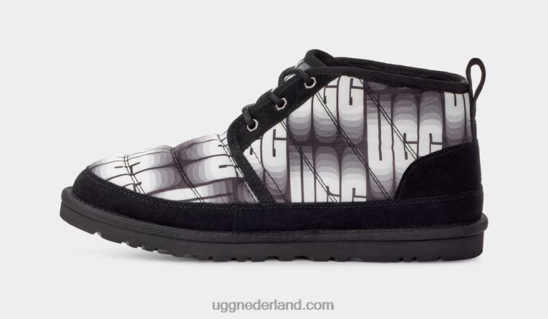 Heren zwart wit UGG neumel lta golflengte 686ZP2314