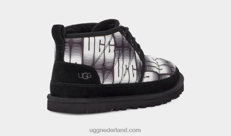 Heren zwart wit UGG neumel lta golflengte 686ZP2314