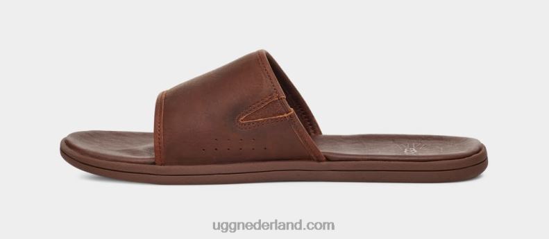 Heren bagage leer UGG glijbaan aan zee 686ZP1546