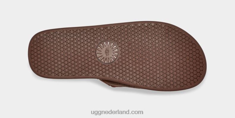 Heren bagage leer UGG glijbaan aan zee 686ZP1546