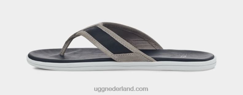 Heren donkere saffier/zegel UGG flip aan zee 686ZP1655