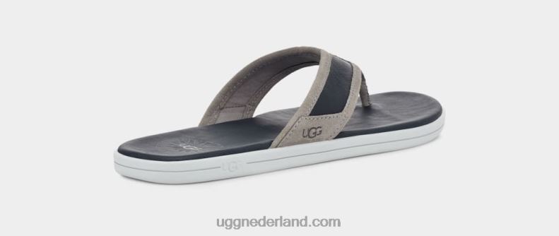 Heren donkere saffier/zegel UGG flip aan zee 686ZP1655