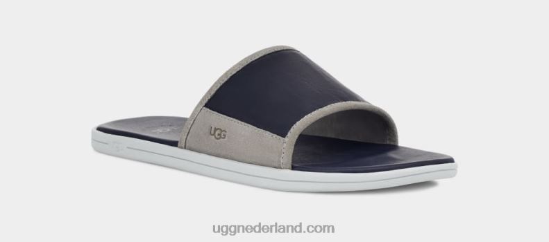 Heren donkere saffier/zegel UGG glijbaan aan zee 686ZP1657