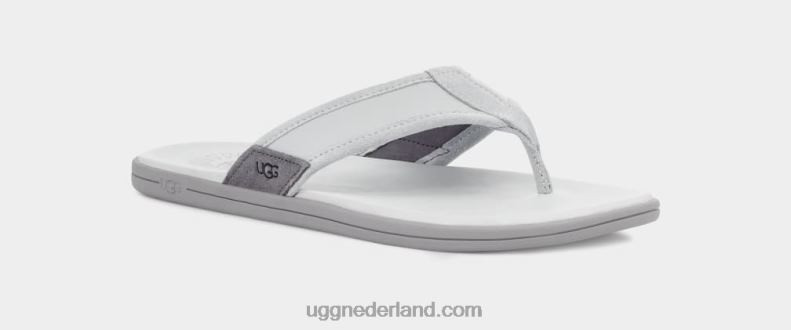 Heren gletsjer grijs UGG flip aan zee 686ZP1656