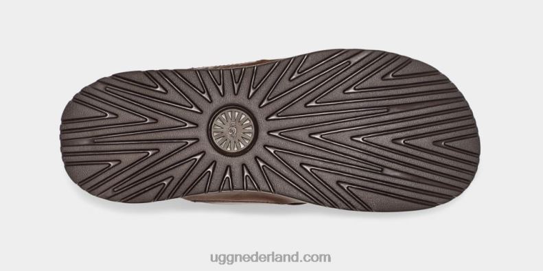 Heren grizzly leer UGG wainscott glijbaan 686ZP2301