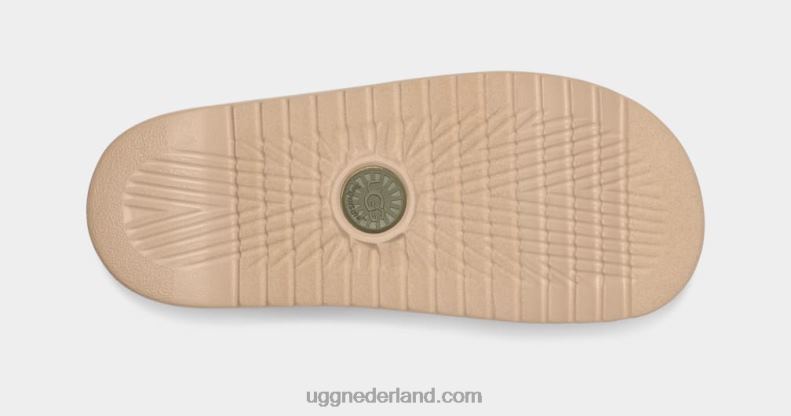Heren mosgroen UGG maxxer riemschuif 686ZP1457