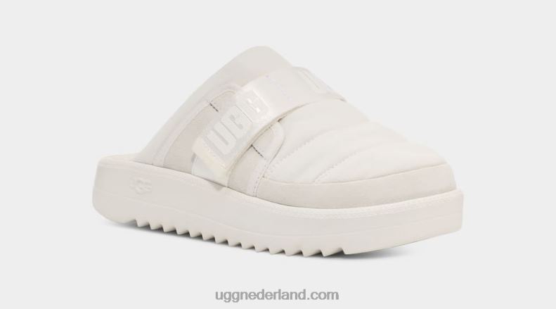 Heren wit UGG maxxer riemschuif 686ZP1458