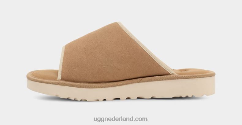 Heren zand/santorini UGG goldencoast riem glijbaan 686ZP197