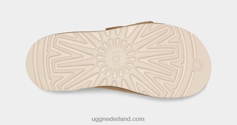 Heren zand/santorini UGG goldencoast riem glijbaan 686ZP197