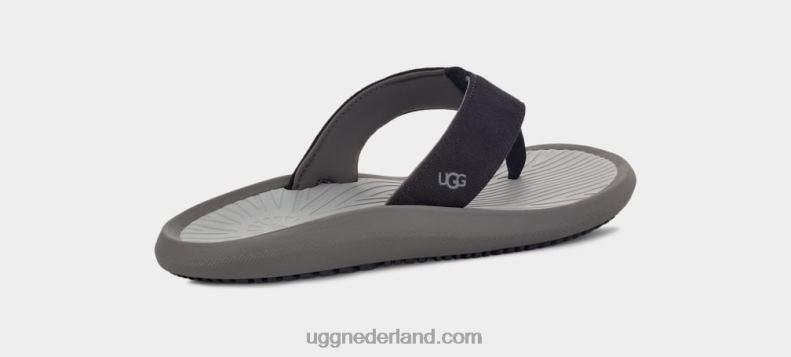 Heren zwart UGG brookside ii flip-canvas 686ZP1513