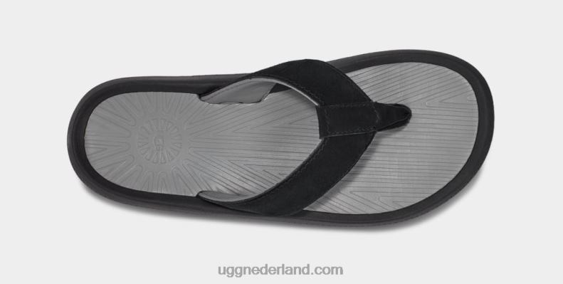 Heren zwart UGG brookside ii flip suède 686ZP1569