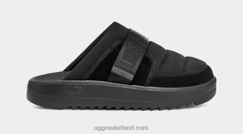 Heren zwart UGG maxxer riemschuif 686ZP1456