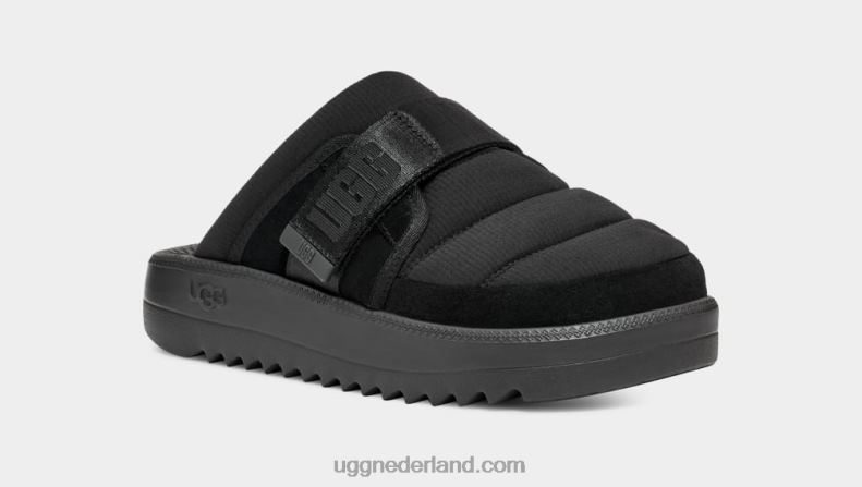 Heren zwart UGG maxxer riemschuif 686ZP1456