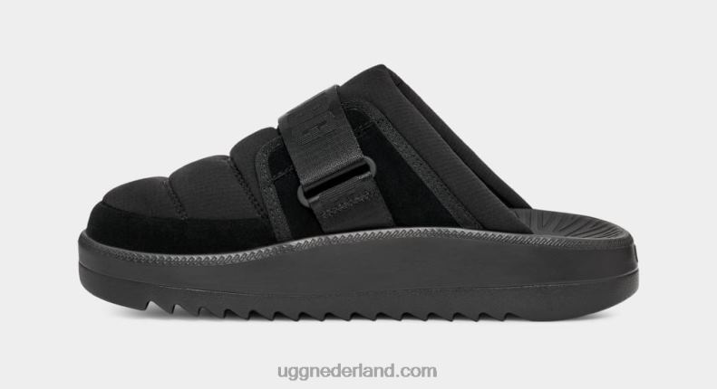 Heren zwart UGG maxxer riemschuif 686ZP1456