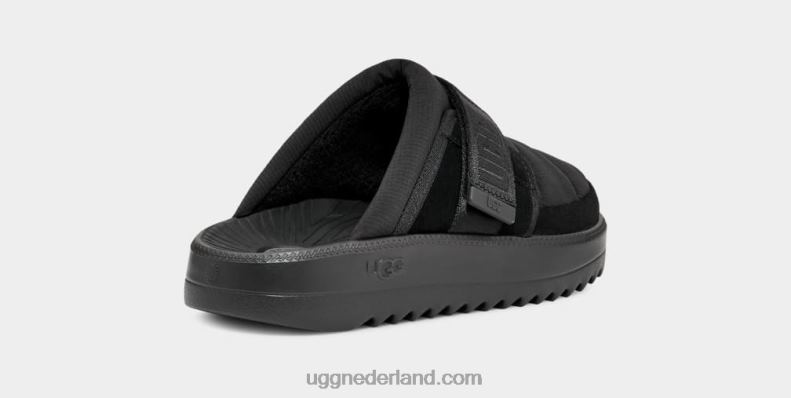 Heren zwart UGG maxxer riemschuif 686ZP1456