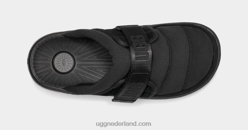 Heren zwart UGG maxxer riemschuif 686ZP1456