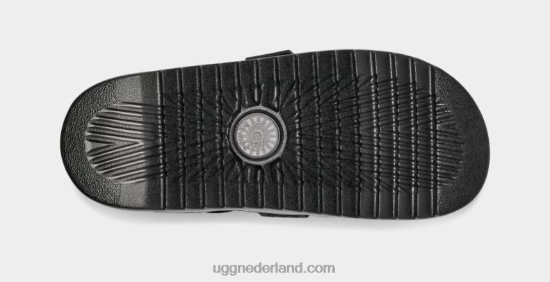 Heren zwart UGG maxxer riemschuif 686ZP1456