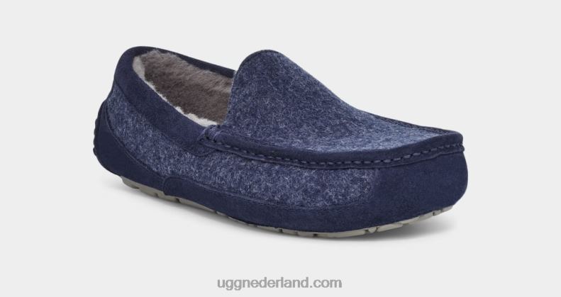 Heren donkere saffier UGG ascot wol 686ZP235