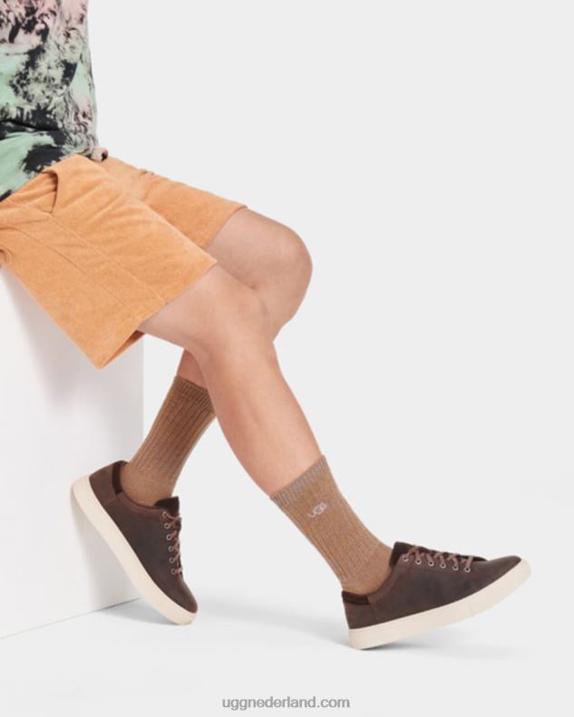 Heren grizzly leer UGG baysider laag weer 686ZP2293