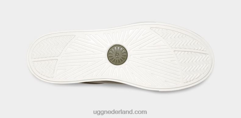 Heren mosgroen leer UGG baysider laag weer 686ZP1563
