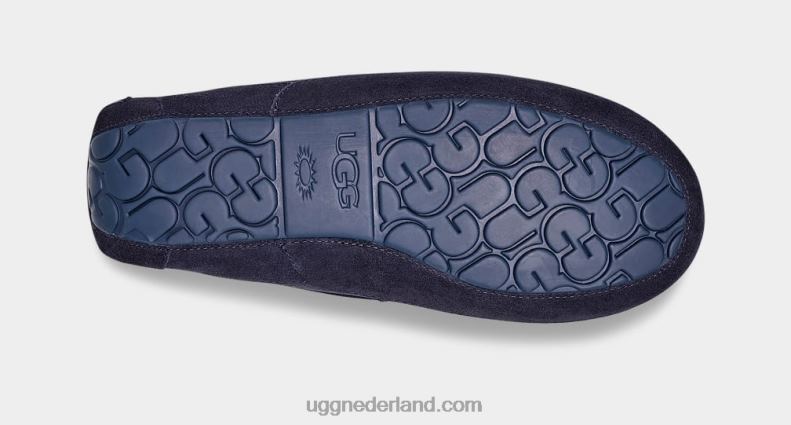 Heren echte marine UGG ascot pantoffel 686ZP1654
